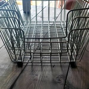 3 Vintage Industrial Baskets